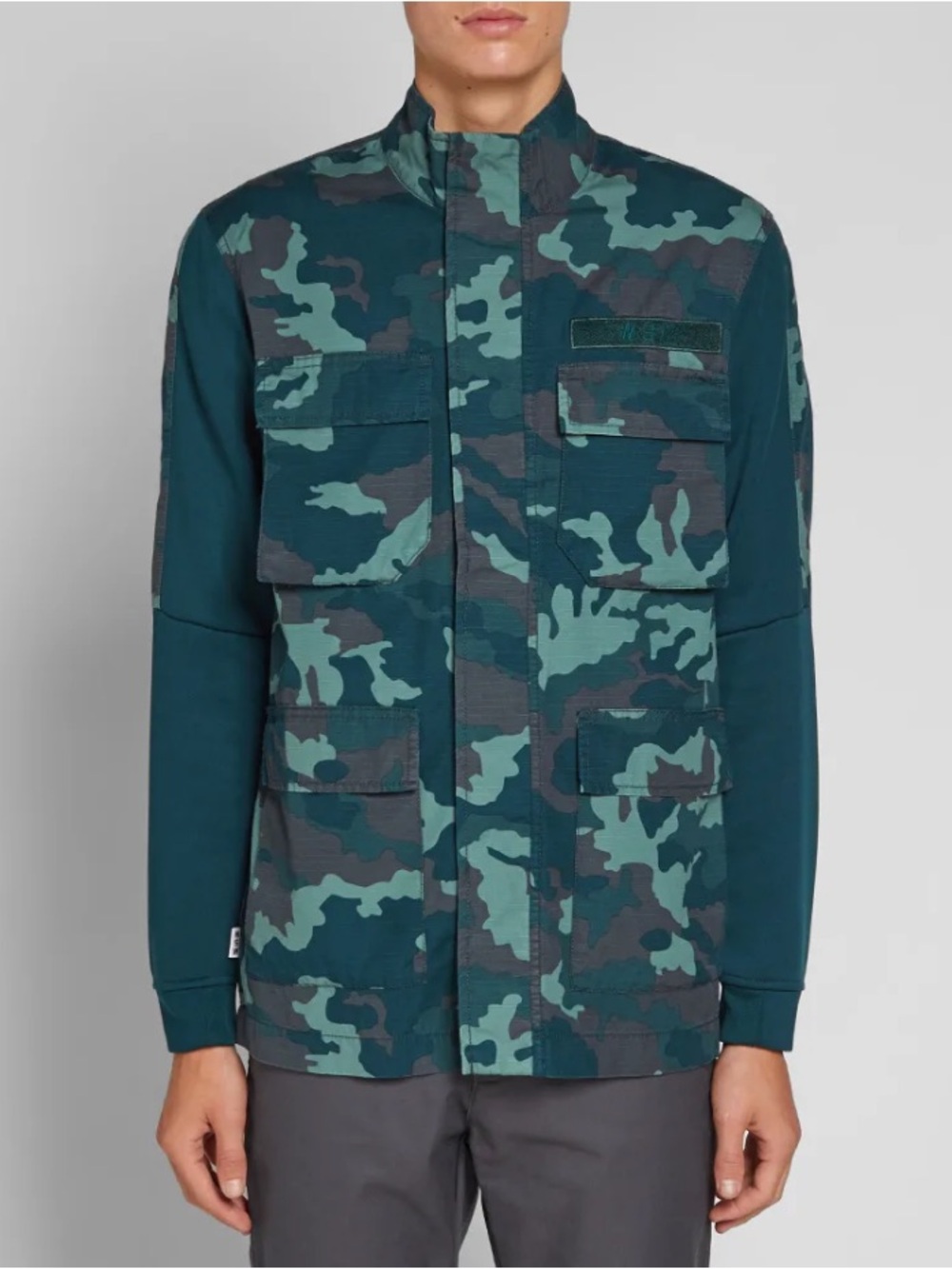 Nike M-65 NSW Camo Lightweight Men Jacket Midnight Spruce